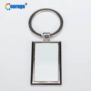 Wholesale Yiwu metal key chain sublimation blanks DIY design