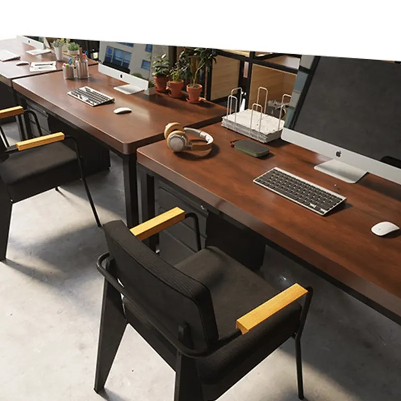 산업 office 표 solid wood office 메트 vintage desk