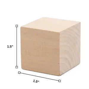 便宜批发小木制立方体