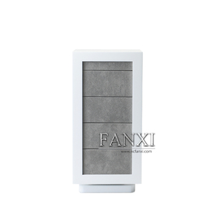 FANXI Cabinet Stock Jewelry Shop Triển Lãm Đồ Giữ Tai Stud Với Nhung Acrylic Pads Gỗ Cao Sơn Mài Bông Tai Hiển Thị Đứng - Product Image 6