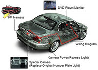 Cámara de visión trasera para coche, dispositivo de grabación de marcha atrás, CCD, con 8 LED de visión nocturna, gran angular, Universal, frontal/lateral/trasera, para estacionamiento