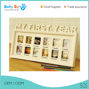 2016 Nuevo tamaño compacto resina 12 mes bebé arcilla marco <span class=keywords><strong>de</strong></span> fotos - Product Image 1