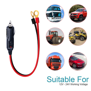 24 Volt Auto Zigaretten anzünder Stecker Stecker an Ring klemme O Verlängerung adapter kabel - Product Image 2