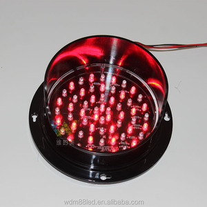 Shenzhen mejor calidad hechos a medida 125mm lámpara <span class=keywords><strong>de</strong></span> luz roja <span class=keywords><strong>de</strong></span> señalización LED mini luz <span class=keywords><strong>de</strong></span> tráfico - Product Image 4