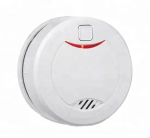 10 Năm Tuổi Thọ Kín Lithium Battery Operated Smoke Detector Với EN14604 Âm Thanh & Đèn Flash Báo Động