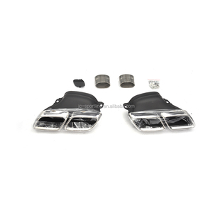 De plástico de GLE350 difusor trasero para Mercedes s Ben z sobre las clase GLE350 GLE400 GLE63 AMG 2016-2017 con escape - Product Image 5