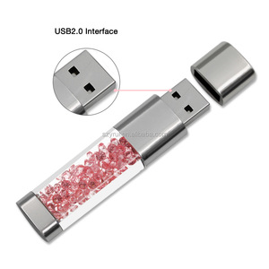 Gioielli USB 2.0 Flash Drive regalo di nozze Memoria USB 3.0 Memory Stick 32gb 64gb Crysta Pen Drive - Product Image 4