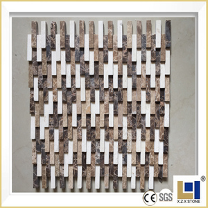 Linterna murales <span class=keywords><strong>de</strong></span> azulejos <span class=keywords><strong>de</strong></span> mosaico <span class=keywords><strong>de</strong></span> piedra <span class=keywords><strong>de</strong></span> mármol <span class=keywords><strong>de</strong></span> escamas <span class=keywords><strong>de</strong></span> pescado - Product Image 3
