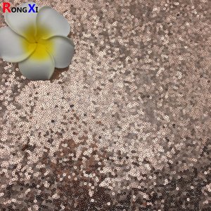 RXF0339XB High Quality Rectangle <strong>Mesh</strong> <strong>Fabric</strong> Embroidered Sequin - Product Image 3