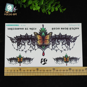 BC-004/Últimas Tendencias 2016, Tatuaje Temporal Sexy de Mariposa para Mujer, Pegatinas de Tatuajes Corporales en el Pecho/Vaginal - Product Image 1
