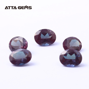 <span class=keywords><strong>Pietra</strong></span> di Alessandrite Taglio Ovale 10x8mm ATTA GEMS, <span class=keywords><strong>Gemma</strong></span> di Alessandrite con Cambio Colore - Product Image 5