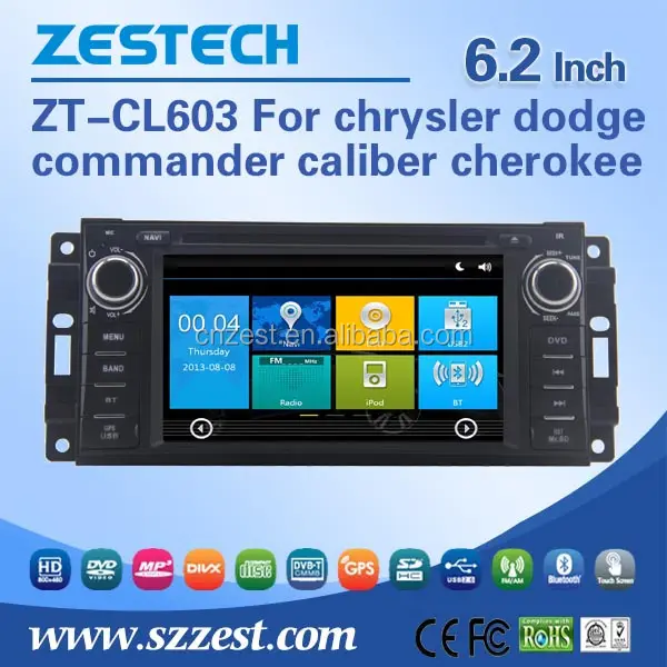 2 din car stereo cho Chrysler 300 series Aspen Sebring car dvd multimedia player với GPS RDS BT