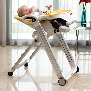 مطعم الرضع تغذية الحديثة الاطفال كرسي عروض منصات مراجعة اللعب تغذية كرسي عالٍ للأطفال