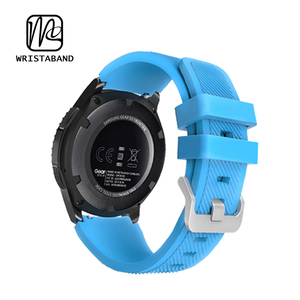 Para <span class=keywords><strong>Samsung</strong></span> <span class=keywords><strong>Gear</strong></span> <span class=keywords><strong>S3</strong></span> reemplazo caucho silicona Watch Band <span class=keywords><strong>Correa</strong></span> nueva llegada suave <span class=keywords><strong>Correa</strong></span> - Product Image 2