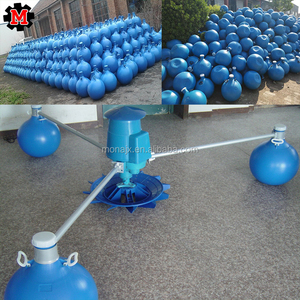 Alta eficiencia <span class=keywords><strong>pescado</strong></span> Camarón agricultura estanque rueda Paddle aireador bola flotante aireador estanque de peces - Product Image 1