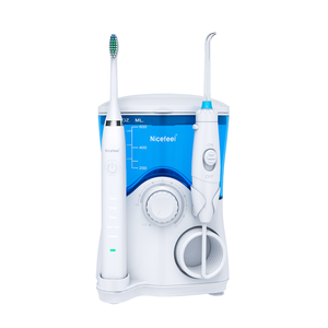 Nicefeel 600ML Big Water Tank Family Use Factory OEM Dental Desktop Water Flosser Sonic Electric Toothbrush