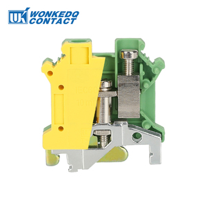 Wonkedq juslkg 10N Din Rail UK tiếp đất khối thiết bị đầu cuối thiết bị đầu cuối liên hệ với - Product Image 2