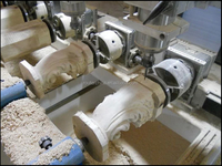 Machine à travailler le bois à 4 axes, multi-têtes, 10 broches, sculpture sur bois rotative 3D, routeur CMC