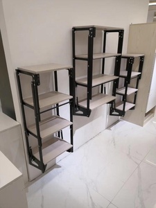 <span class=keywords><strong>Table</strong></span> à <span class=keywords><strong>manger</strong></span> moderne en bois et aluminium pliable avec mécanisme d'extension complète pour la maison, le bureau et l'utilisation murale - Product Image 2