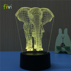 <span class=keywords><strong>3D</strong></span> HA CONDOTTO LA Luce di Notte Lampade per La Decorazione Domestica <span class=keywords><strong>3D</strong></span> Optical Illusion 7 Colori Touch Da Tavolo Scrivania Lampada Visiva - Product Image 2