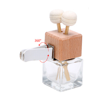 Bán buôn trắng đen xoay mini Kim Loại ổ cắm Clip Nước hoa xe hơi chai Vent Clip cho xe khuếch tán chai thủy tinh - Product Image 2