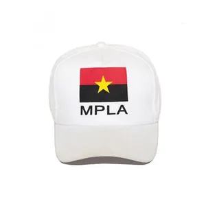Boné de beisebol com rosto de presidente de Angola estampado por sublimação estilo eleitoral da moda de 2024