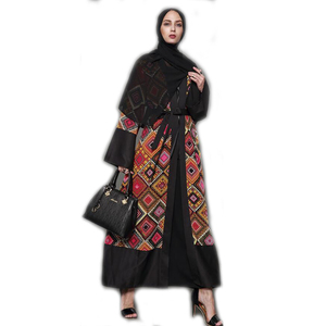 <span class=keywords><strong>Kaftan</strong></span> ouvert pour femmes de Dubaï à imprimé floral tendance, nouveau style 2022, Abaya <span class=keywords><strong>moderne</strong></span> musulmane - Product Image 1
