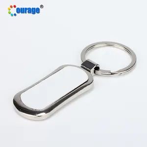 Yiwu supplier custom design sublimation metal keychain blank