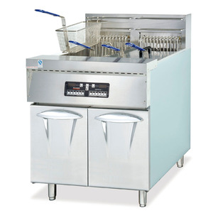 Freidora eléctrica de acero inoxidable con temporizador, Doble Depósito, 4 cestas, 6 <span class=keywords><strong>CANALES</strong></span> - Product Image 5
