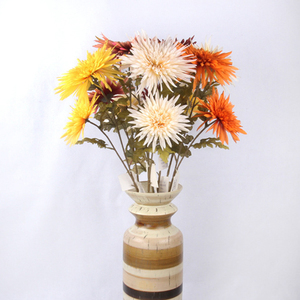 Arreglo Floral Decorativo Estilo Coreano, Flor de Margarita Africana de Seda, Gerbera Artificial Cepillada, <span class=keywords><strong>Ramo</strong></span> de Crisantemos - Product Image 2