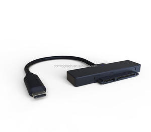 Slim usb tipo c 3.1 a <span class=keywords><strong>adaptador</strong></span> de 22pin <span class=keywords><strong>sata</strong></span> externo para SSD y <span class=keywords><strong>HDD</strong></span> - Product Image 1
