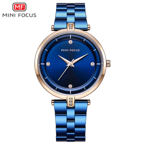 Relojes <span class=keywords><strong>MINI</strong></span> <span class=keywords><strong>FOCUS</strong></span> 0120L para Mujer, <span class=keywords><strong>Reloj</strong></span> de Cuarzo de Marca, Relojes de Moda para Mujer, Relojes de Pulsera de Cuarzo de Acero Inoxidable para Mujer - Product Image 2