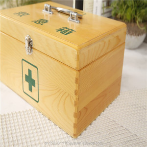 China <strong>Wooden</strong> First Aid Kit <strong>Tool</strong> Packing <strong>Box</strong> - Product Image 4