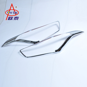 Matte Silver Car di Illuminazione Copertura Della Luce di Testa Per HYUNDAI IX25 Testa Copertura Della Lampada Della Luce Anteriore Contorno - Product Image 1