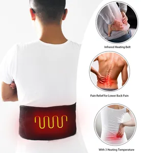 Haute Qualité Médical Électrique Ceinture De Taille Infrarouge Lointain Thérapie Par La Chaleur Wrap Élastique Caractéristique Néoprène Polyester Protection Massage