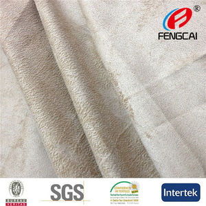 100% de punto de poliéster sintético tela de gamuza para <span class=keywords><strong>el</strong></span> sofá conjunto - Product Image 2