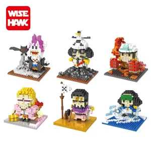 Nouvelle arrivée jouets en plastique micro blocs de construction One Anime Piece figure bricolage brique jouets pour enfants