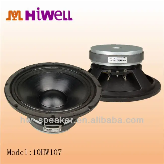 10 Inch Pro Audio Woofer Luidsprekers 6 Ohm