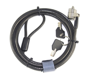 OEM Carbon Steel <strong>Cable</strong> with Key <strong>for</strong> Pc Affordable Security Safe Lock <strong>for</strong> Laptop <strong>Computer</strong> Theft Deterrent <strong>Cable</strong> Lock - Product Image 1