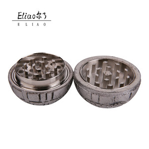 Erliao เครื่องบดยาสูบทำจากเรซิ่นทรงกลม3ชั้นเครื่องบดสมุนไพรสำหรับสูบ - Product Image 4