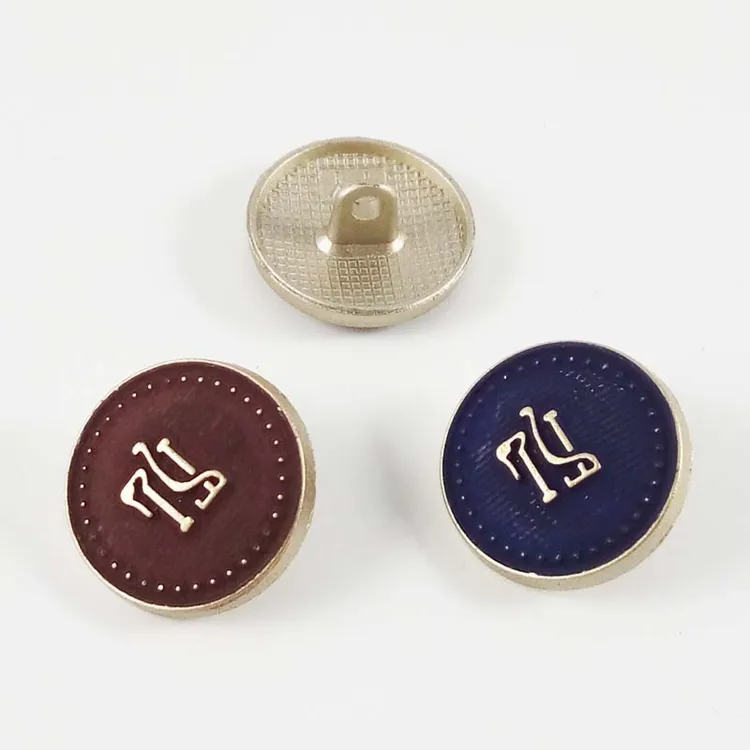 Logo personalizzato di alta Qualità di disegno Bottoni In Metallo, Tasto di Modo, Cappotto Del Vestito Pulsanti di Moda