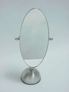 Miroir de table en métal rotatif double face pour le maquillage - Product Image 2