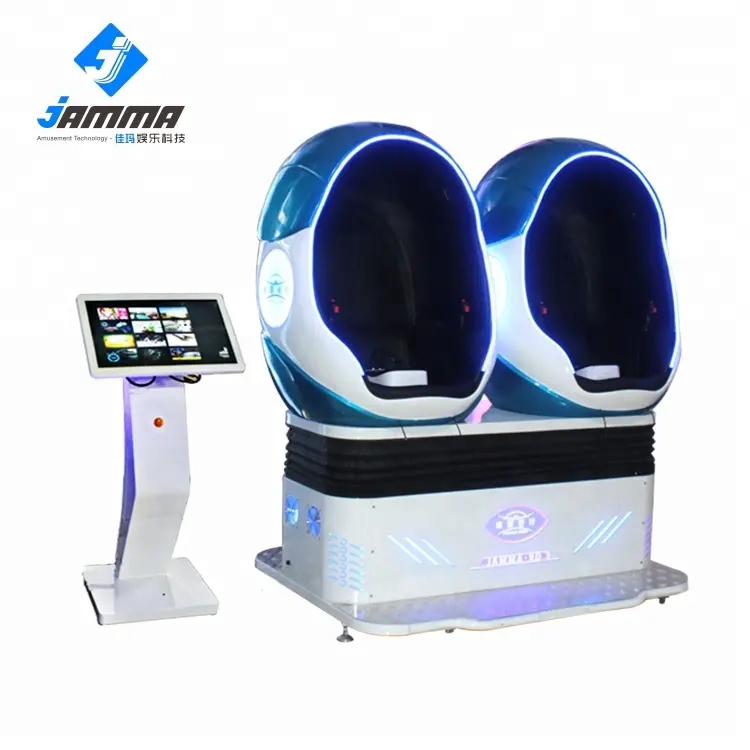 Virtual reality digital cinema simulation rides egg machine 9d vr movie egg chair