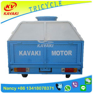 Volquete hidráulico de <span class=keywords><strong>Tres</strong></span> Ruedas triciclo De Carga Triciclo con elevación de inflexión del sistema de Recolección de Basura - Product Image 2