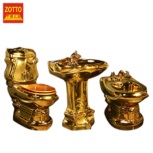 Nouveau style laver rinçage porcelaine ensemble complet salle de bains ensembles home accessoire made in China - Product Image 1
