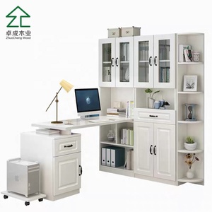 <span class=keywords><strong>Bureau</strong></span> d'ordinateur blanc moderne en bois, <span class=keywords><strong>Table</strong></span> d'étude, pour la maison - Product Image 1