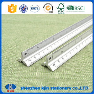 Hecho de aluminio de tres filos escuela u oficina utilizando durable tres bordes <span class=keywords><strong>escalímetro</strong></span> regla - Product Image 2