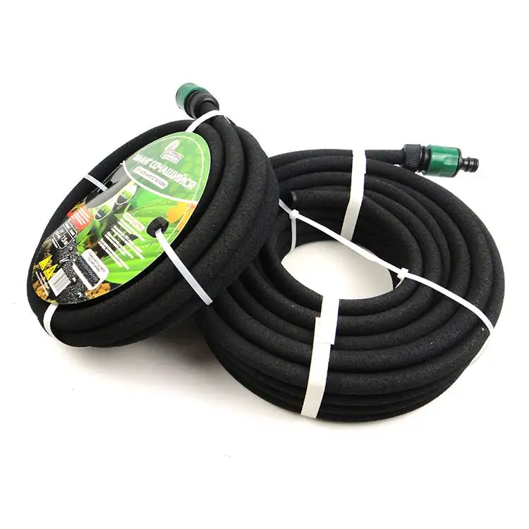 Corrugated Irrigation Garden Hose Soaker Drip Hose Nozzle Connector Pipe Hose