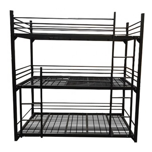 Lits superposés en <span class=keywords><strong>métal</strong></span> robuste pour <span class=keywords><strong>3</strong></span> personnes, <span class=keywords><strong>3</strong></span> couches, moderne, bon marché, livraison gratuite - Product Image 3
