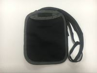 Mini porte-passeport de poche pratique noir Tide